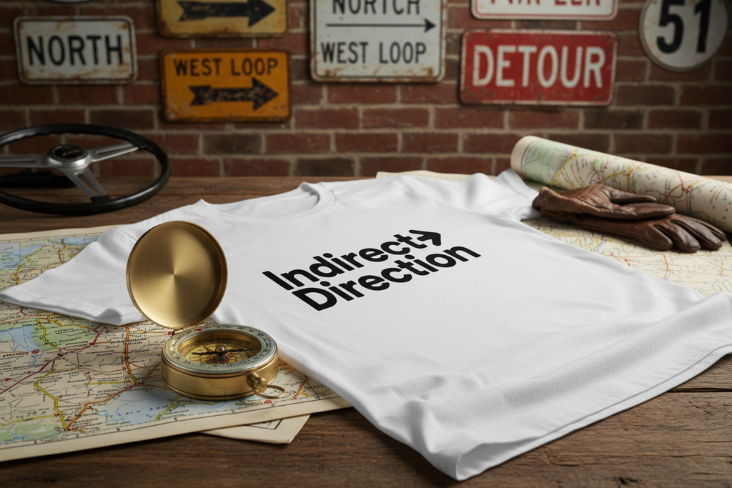 IndDirection triblend shirt in creative directional setting