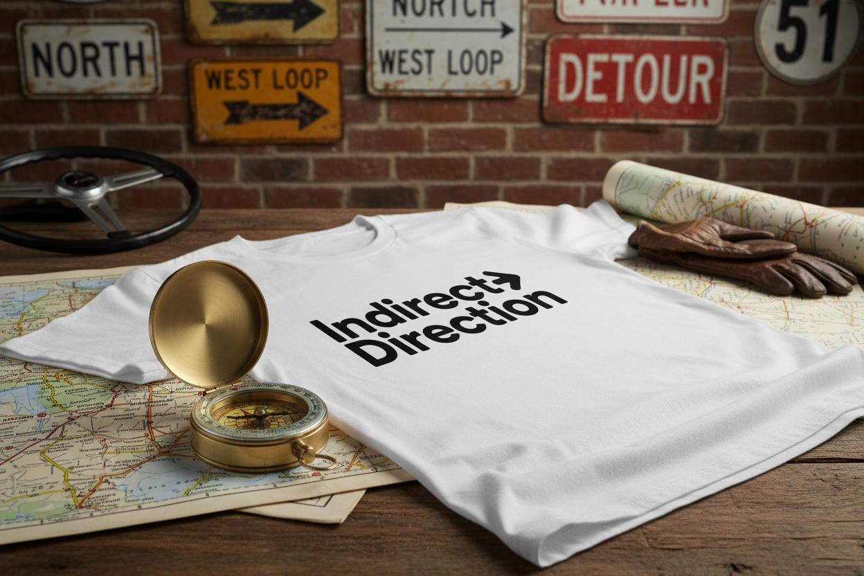 IndDirection triblend shirt in creative directional setting
