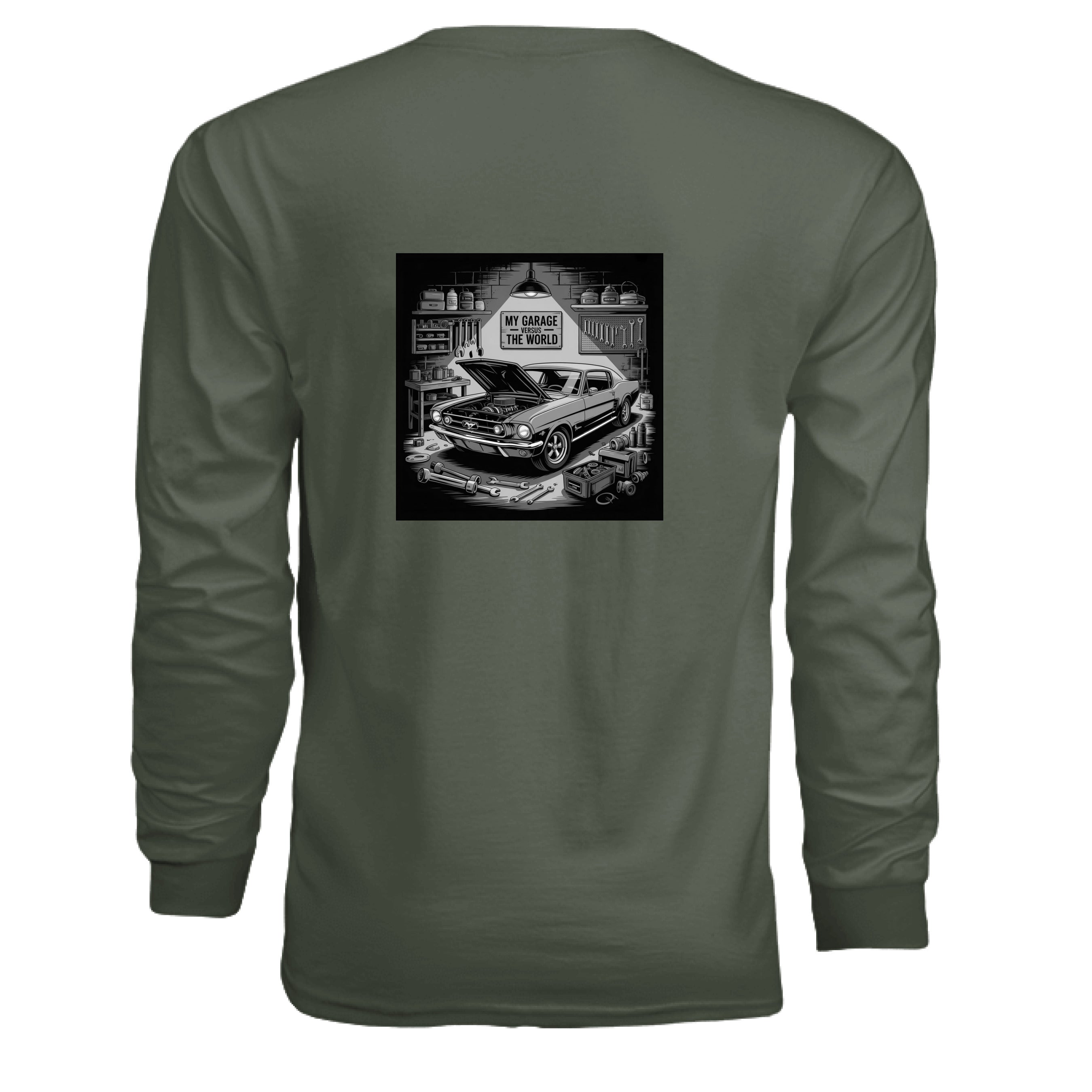 MILITARY GREEN - BACK